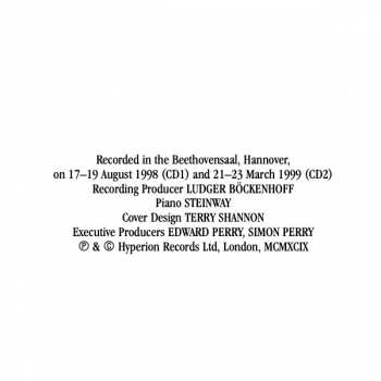 2CD Johann Sebastian Bach: The Well-Tempered Clavier / Das Wohltemperirte Clavier - Book 2