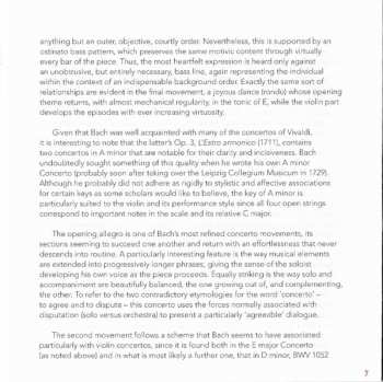 SACD Johann Sebastian Bach: Violin Concertos