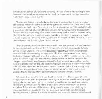 SACD Johann Sebastian Bach: Violin Concertos