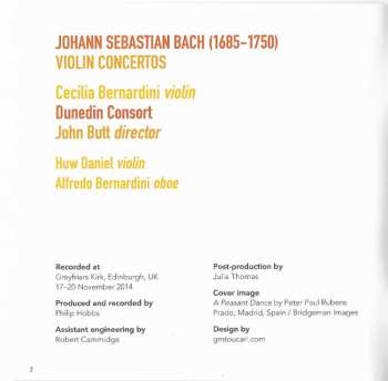 SACD Johann Sebastian Bach: Violin Concertos