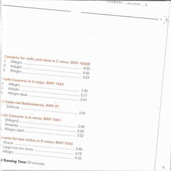 SACD Johann Sebastian Bach: Violin Concertos