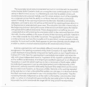 SACD Johann Sebastian Bach: Violin Concertos