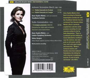 CD Johann Sebastian Bach: Violin Concertos | In Tempus Praesens