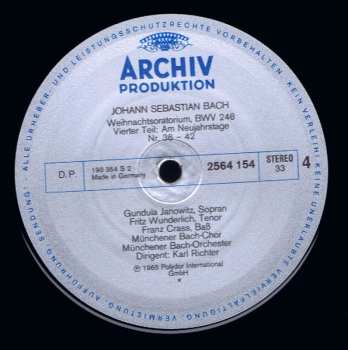 3LP/Caja Johann Sebastian Bach: Weihnachtsoratorium BWV 248