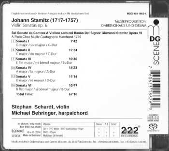 SACD Jan Václav Antonín Stamic: Violin Sonatas Op. 6
