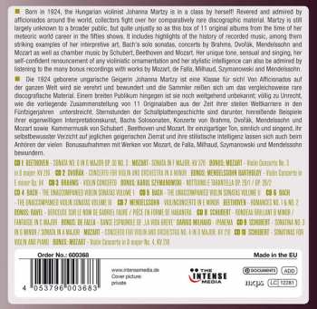 CD Johanna Martzy: Milestones Of A Legend