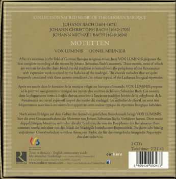 2CD/Caja Johann Christoph Bach: Bach Motetten