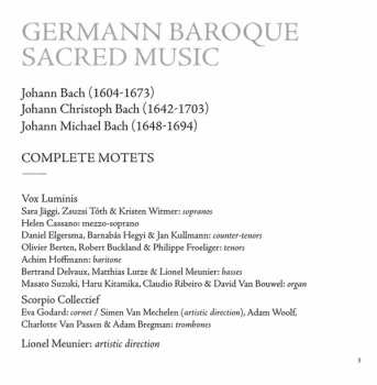 2CD/Caja Johann Christoph Bach: Bach Motetten