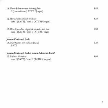2CD/Caja Johann Christoph Bach: Bach Motetten