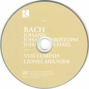 2CD/Caja Johann Christoph Bach: Bach Motetten