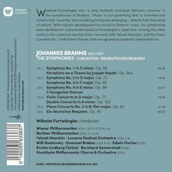 6CD/Caja Johannes Brahms: The Symphonies, Concertos, Ein Deutsches Requiem