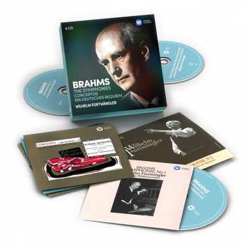 6CD/Caja Johannes Brahms: The Symphonies, Concertos, Ein Deutsches Requiem