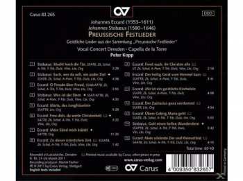 CD Capella De La Torre: Preussische Festlieder - Sacred Songs