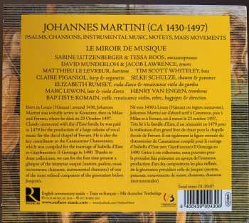 CD Johannes Martini: La Fleur de Biaulté