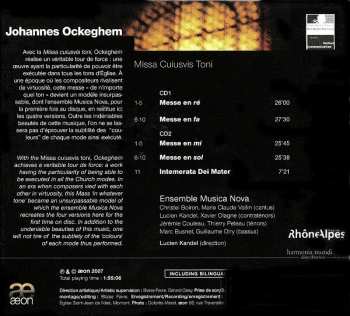 2CD Johannes Ockeghem: Missa Cuiusvis Toni