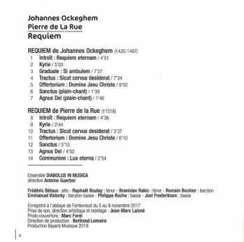 CD Johannes Ockeghem: Requiem