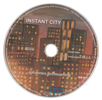 CD Johannes Schmölling: Instant City