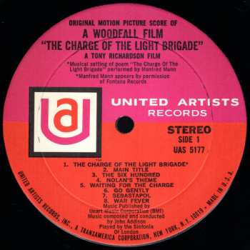 LP John Addison: The Charge Of The Light Brigade