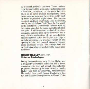 CD Albany Symphony Orchestra: Sea Drift / Scherzo Diabolique / Chanticleer (Festival Overture) / Dance In Three-Time