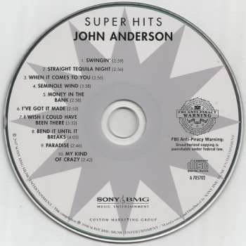 CD John Anderson:  Super Hits 