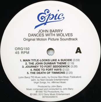 2LP John Barry: Dances With Wolves (Original Motion Picture Soundtrack) LTD | NUM