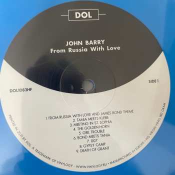 LP John Barry: From Russia With Love (Original Motion Picture Soundtrack) CLR