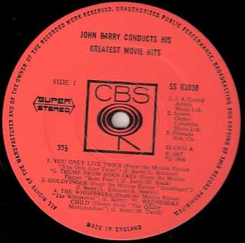 LP John Barry: John Barry Conducts His Greatest Movie Hits