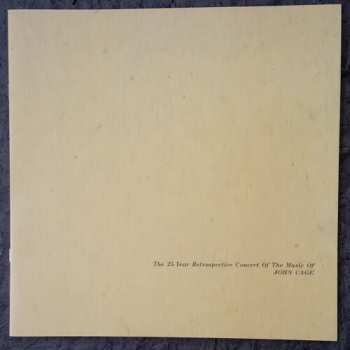2LP/Caja John Cage: The 25-Year Retrospective Concert Of The Music Of John Cage LTD | NUM