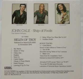 3CD/Caja John Cale: Ship Of Fools (The Island Albums)
