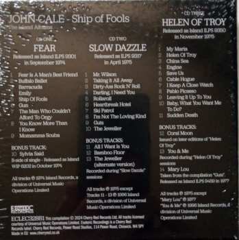 3CD/Caja John Cale: Ship Of Fools (The Island Albums)