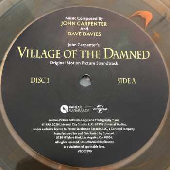 2LP Dave Davies: Village of the Damned (Original Motion Picture Soundtrack) DLX | LTD | CLR