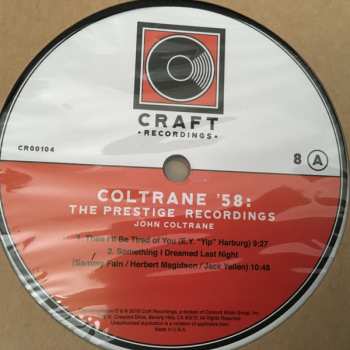 8LP/Caja John Coltrane: Coltrane '58: The Prestige Recordings