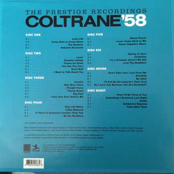 8LP/Caja John Coltrane: Coltrane '58: The Prestige Recordings