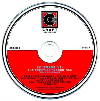 5CD/Caja John Coltrane: Coltrane '58: The Prestige Recordings