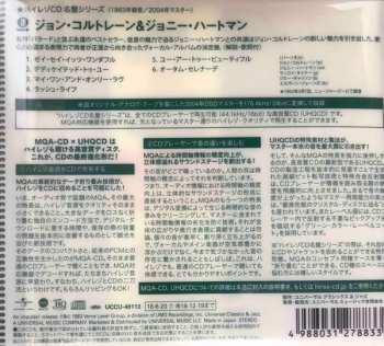 CD John Coltrane: John Coltrane And Johnny Hartman LTD