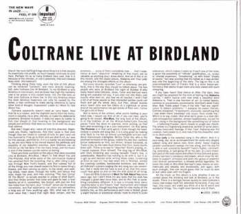 CD John Coltrane: Live At Birdland