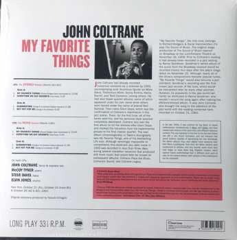 2LP John Coltrane: My Favorite Things - The Stereo & Mono Versions LTD