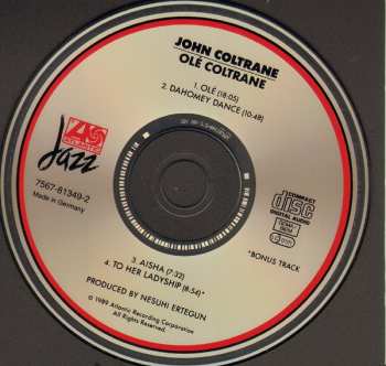 CD John Coltrane: Olé Coltrane