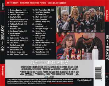 CD John Debney: 80 For Brady Music From the Motion Picture LTD