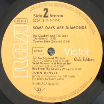 LP John Denver: Some Days Are Diamonds