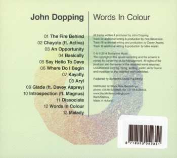 CD John Dopping: Words In Colour