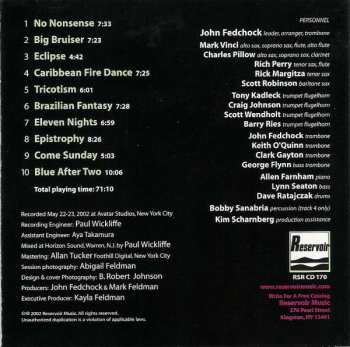 CD John Fedchock New York Big Band: No Nonsense