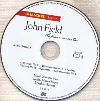 4CD/Caja John Field: The Piano Concertos