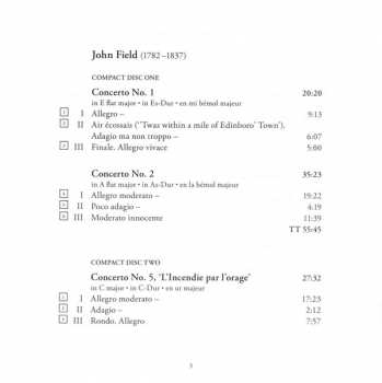 4CD/Caja John Field: The Piano Concertos
