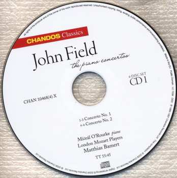 4CD/Caja John Field: The Piano Concertos