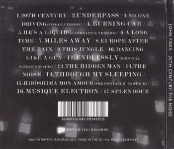 CD John Foxx: 20th Century: The Noise