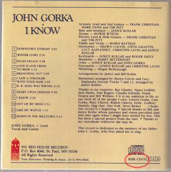 CD John Gorka: I Know