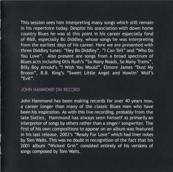 CD John Paul Hammond: Live