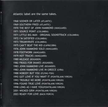 CD John Paul Hammond: Live