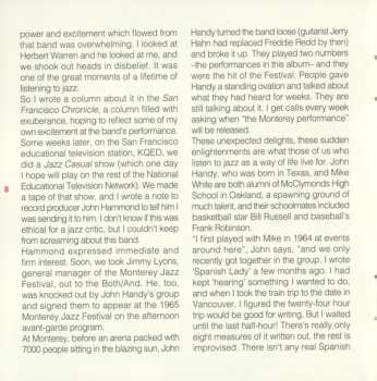 CD John Handy: Recorded Live At The Monterey Jazz Festival